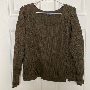 American Eagle Green Sweater